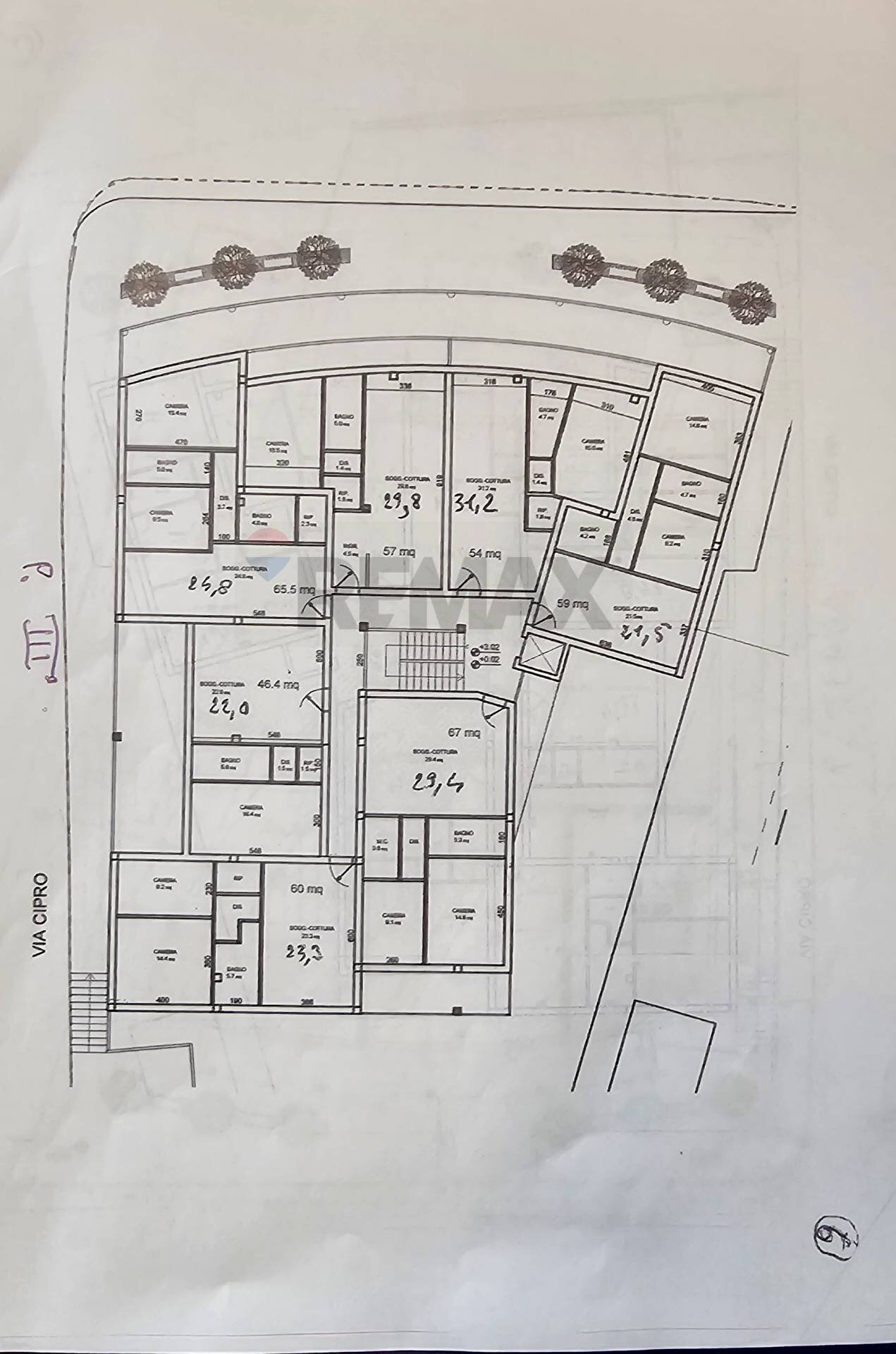 Pianta 2D - Terreno edificabile Cadoneghe - planimetria 1