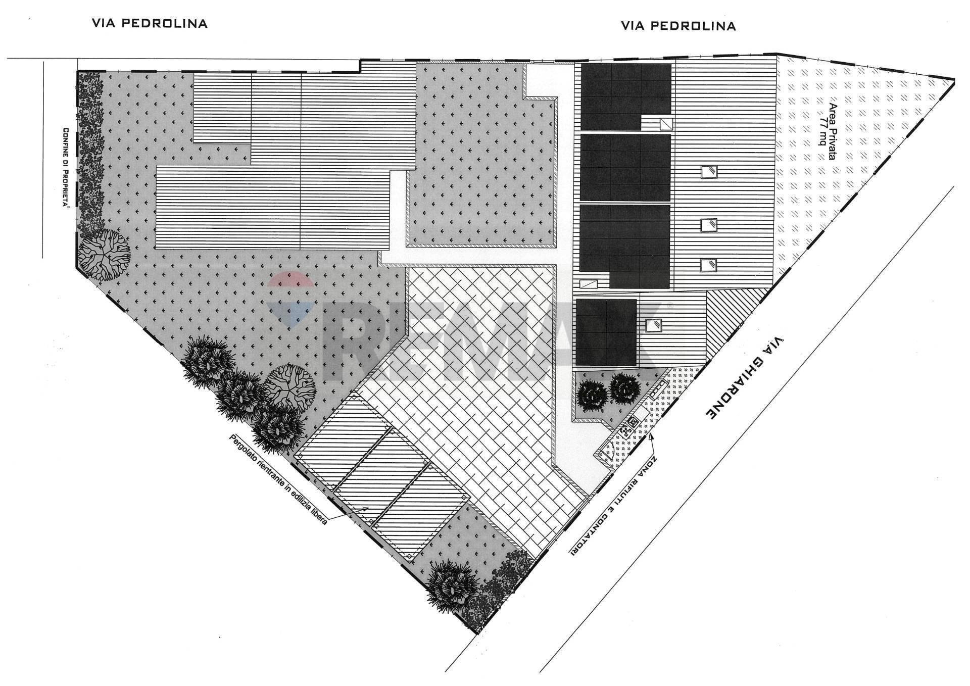 Pianta 2D - Appartamento ghiarone, Gualtieri - planimetria 1