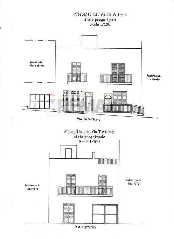 Pianta 2D - Casa indipendente via Turturici
 
8, Trabia - planimetria 1