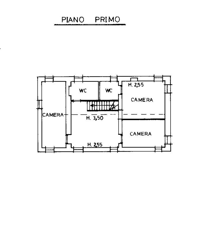 Rustic via San Marco di Sopra, 1, Cupramontana - floor plans 1