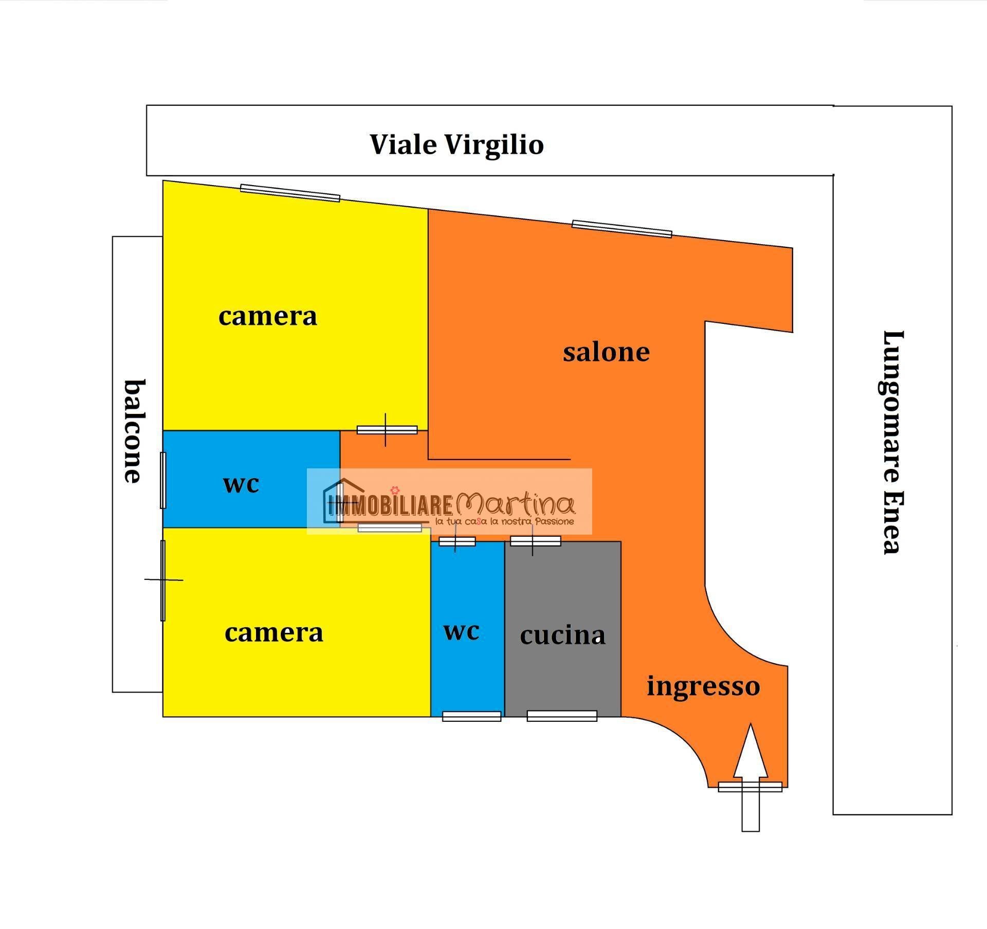Foto 22 - Trilocale Viale Virgilio
 
42, Anzio - planimetria 1
