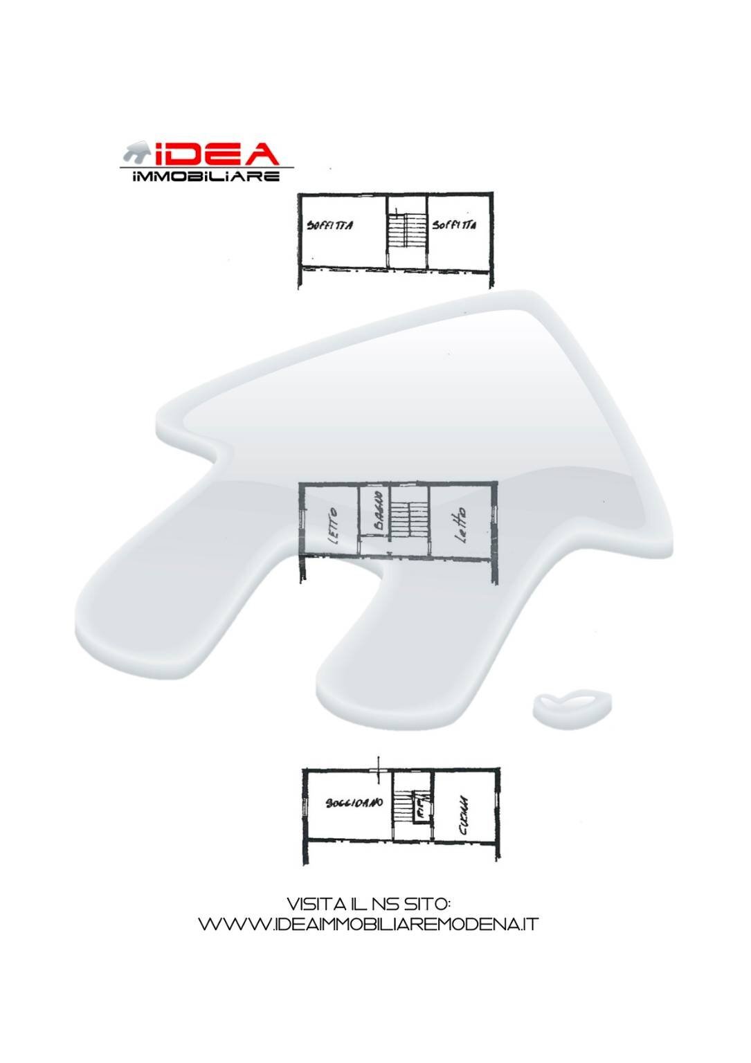 Villa strada Villanova, Modena - planimetria 1