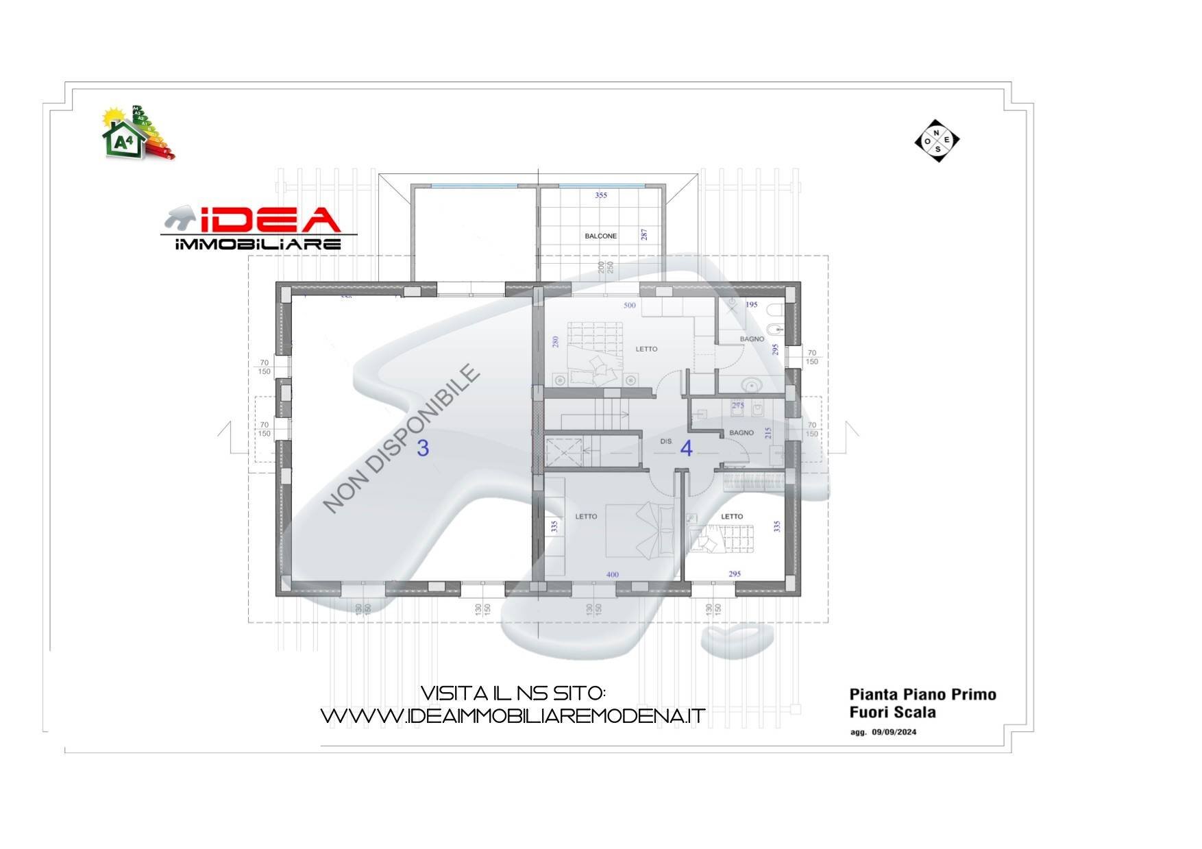 Villa via Jacopo da Porto Nord, Modena - planimetria 1