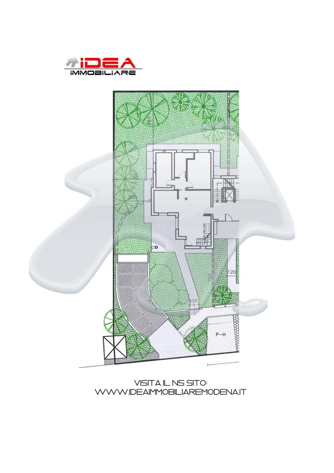 Four-room apartment strada Albareto, Modena - floor plans 1