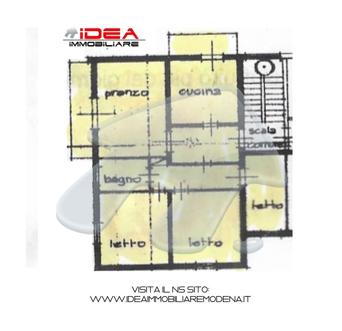 Apartment via Leopoldo Nobili, Modena - floor plans 1