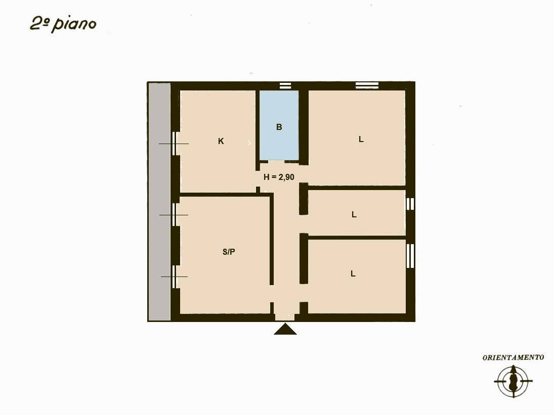 Foto 18 - Quadrilocale viale Magna Grecia
 
156, Catanzaro - planimetria 1