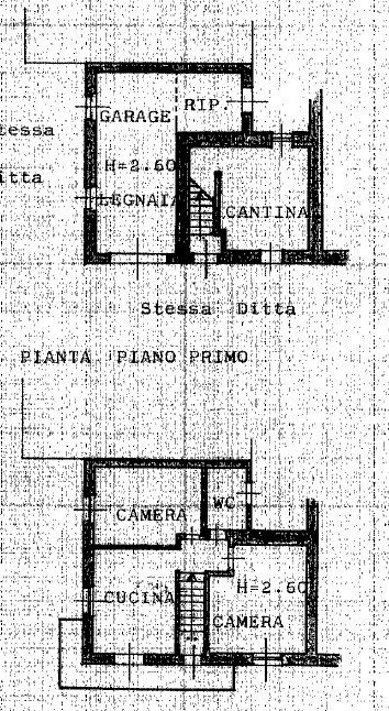 Independent house Borgata Fiolera, Chiusa di Pesio - floor plans 1