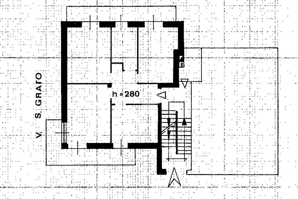 Quadrilocale Via Comba S. Grato, Pagno - planimetria 1