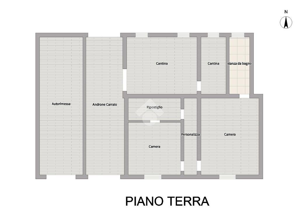 Casa semi indipendente Via Molino dei Torti, Alzano Scrivia - planimetria 1