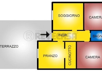 Planimetria Bongiolo.gif - Two-room apartment Via Bugano, Longare - photo 11