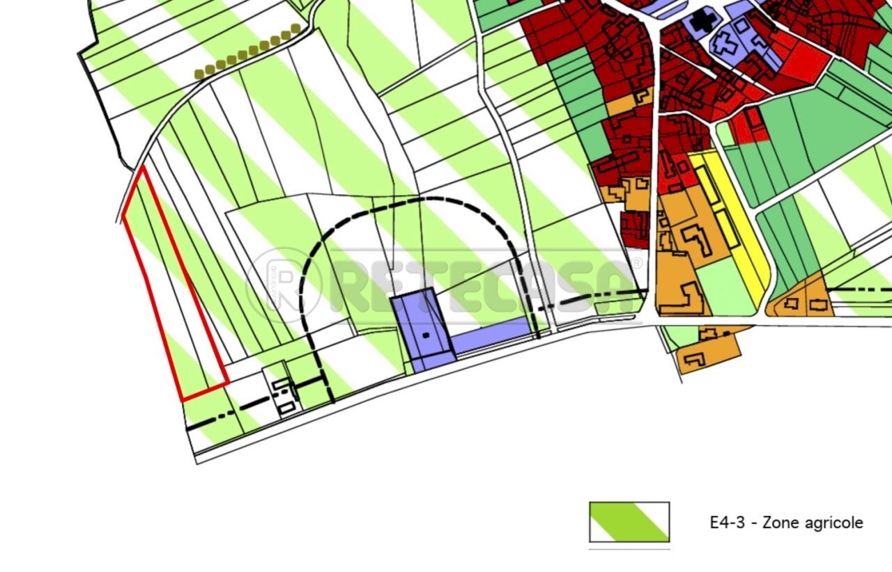 PIANO REGOLATORE - Terreno agricolo VIA GORIZIA 1, San Vito al Torre - planimetria 1