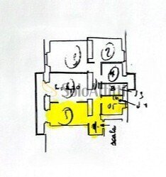 Planimetria.jpg - Monolocale Via Tasso, Napoli (zona Vomero) - planimetria 1