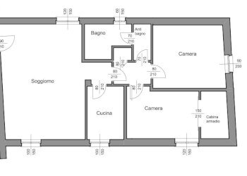 planimetria con cabina armadio-1.jpg - Trilocale Via Cavour 127, Castegnato - foto 4
