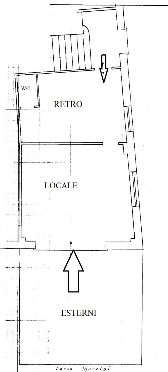 PLANIMETRIA .jpeg - Alimentari - Gastronomia Corso Giuseppe Mazzini  12, Sanremo - planimetria 1