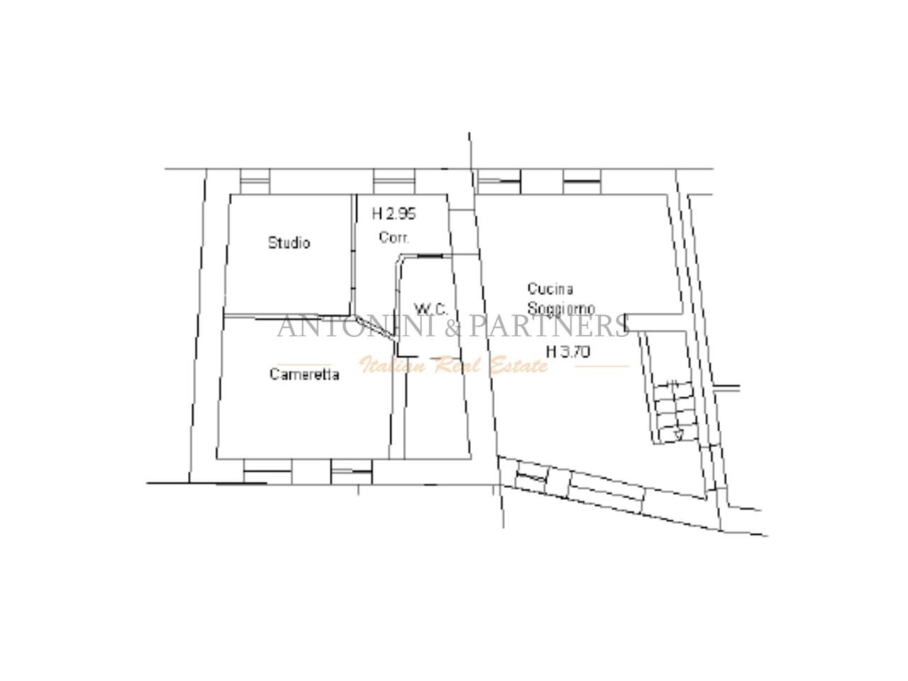 Planimetria Le Sterne.jpg - Quadrilocale Via del Tempio, Marsciano - planimetria 1