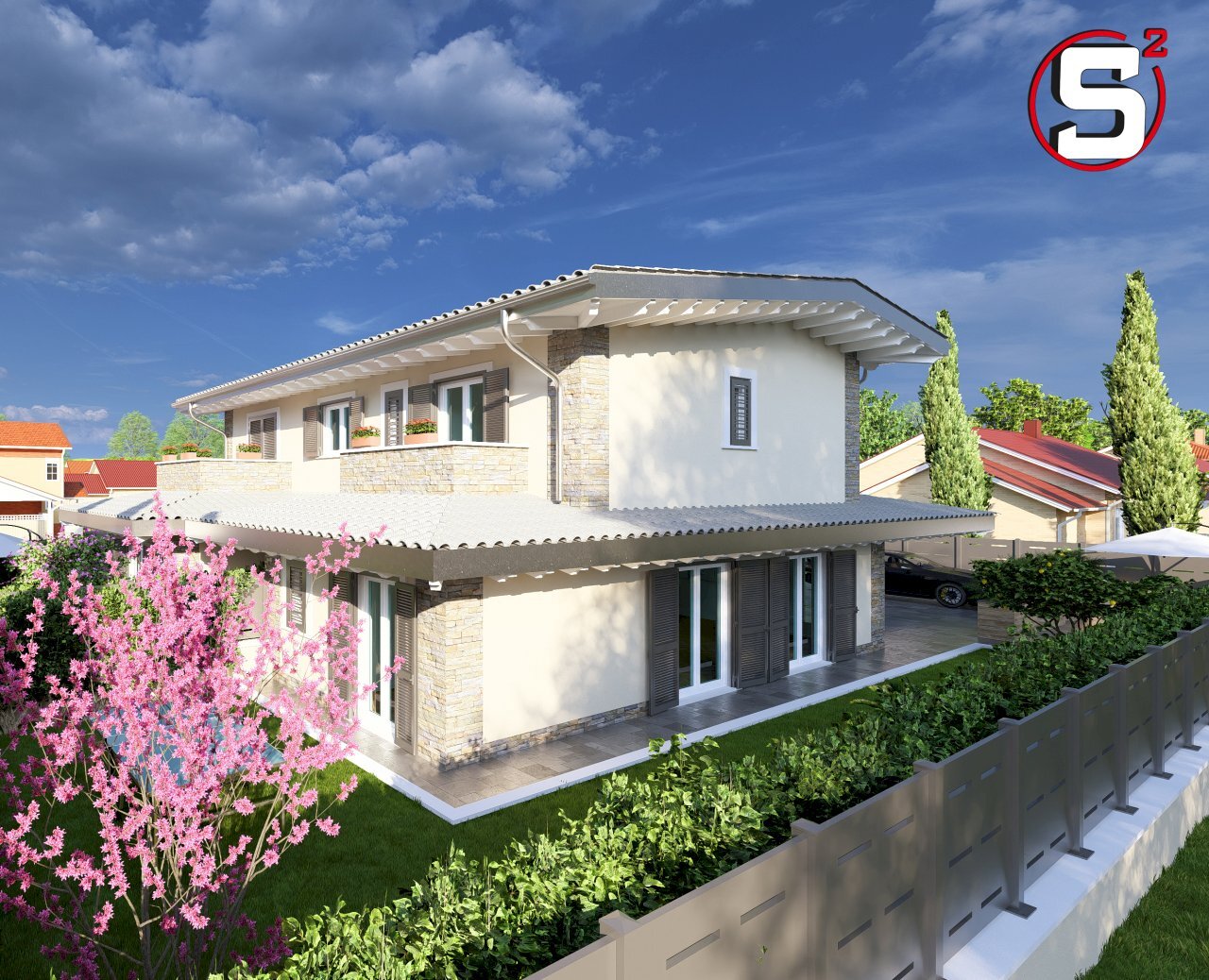 1_5 - RENDER_1.jpg - Independent house Via Adige, Mentana - photo 1