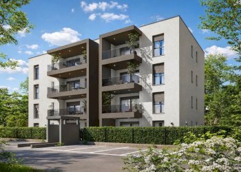 Render contesto condominiale - Trilocale Via San Giacomo 9, Como - foto 2