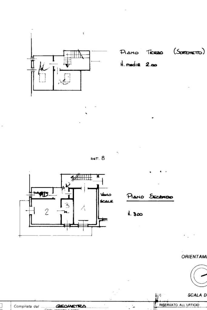 Quadrilocale Via Domenico Carli, Serra Riccò - planimetria 1