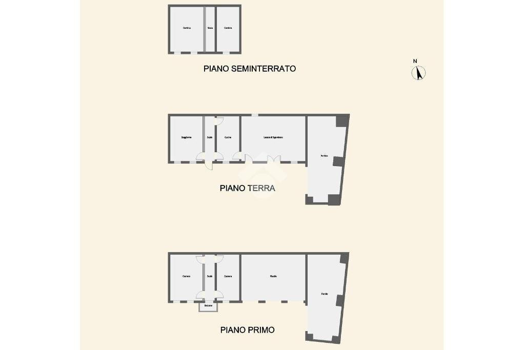 Casa semi indipendente Via Fratelli Don Torchio, Celle Enomondo - planimetria 1