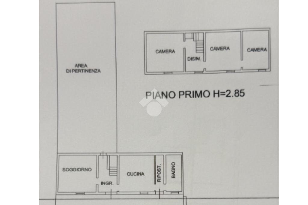 Casa indipendente Via Gruara, Poviglio - planimetria 1