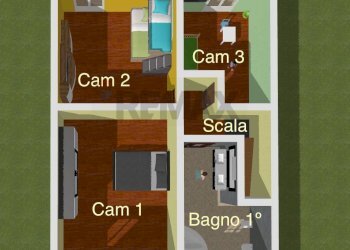 Pianta 3D - Villa a Schiera Via Giacomo Leopardi
 
8, Aci Catena - foto 38