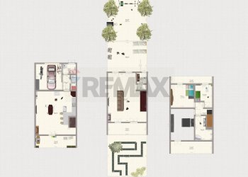 Pianta 2D - Villa a Schiera Via Giacomo Leopardi
 
8, Aci Catena - foto 4