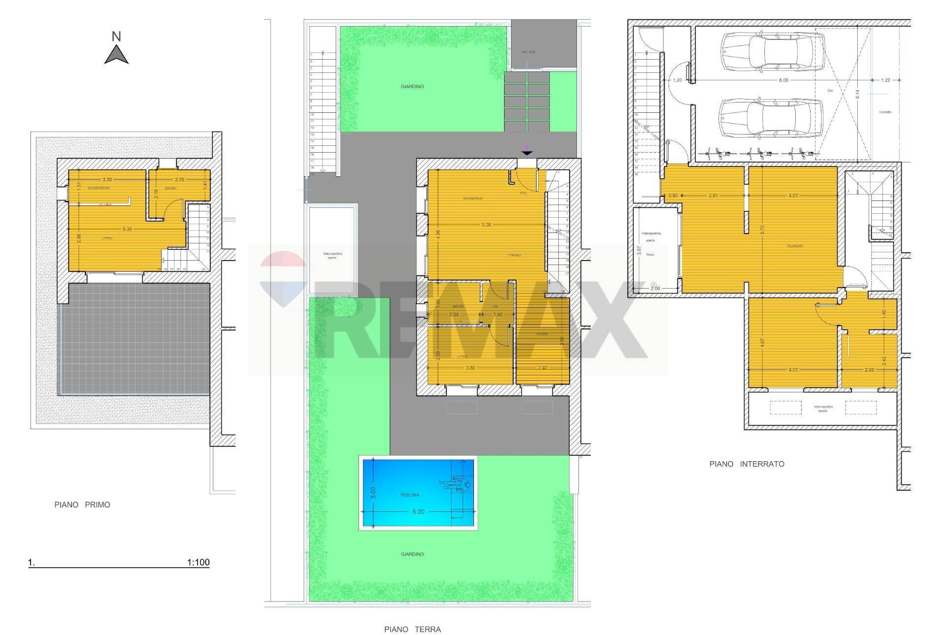 Pianta 2D - Villa VIA PALMA IL VECCHIO, Bonate Sotto - floor plans 1