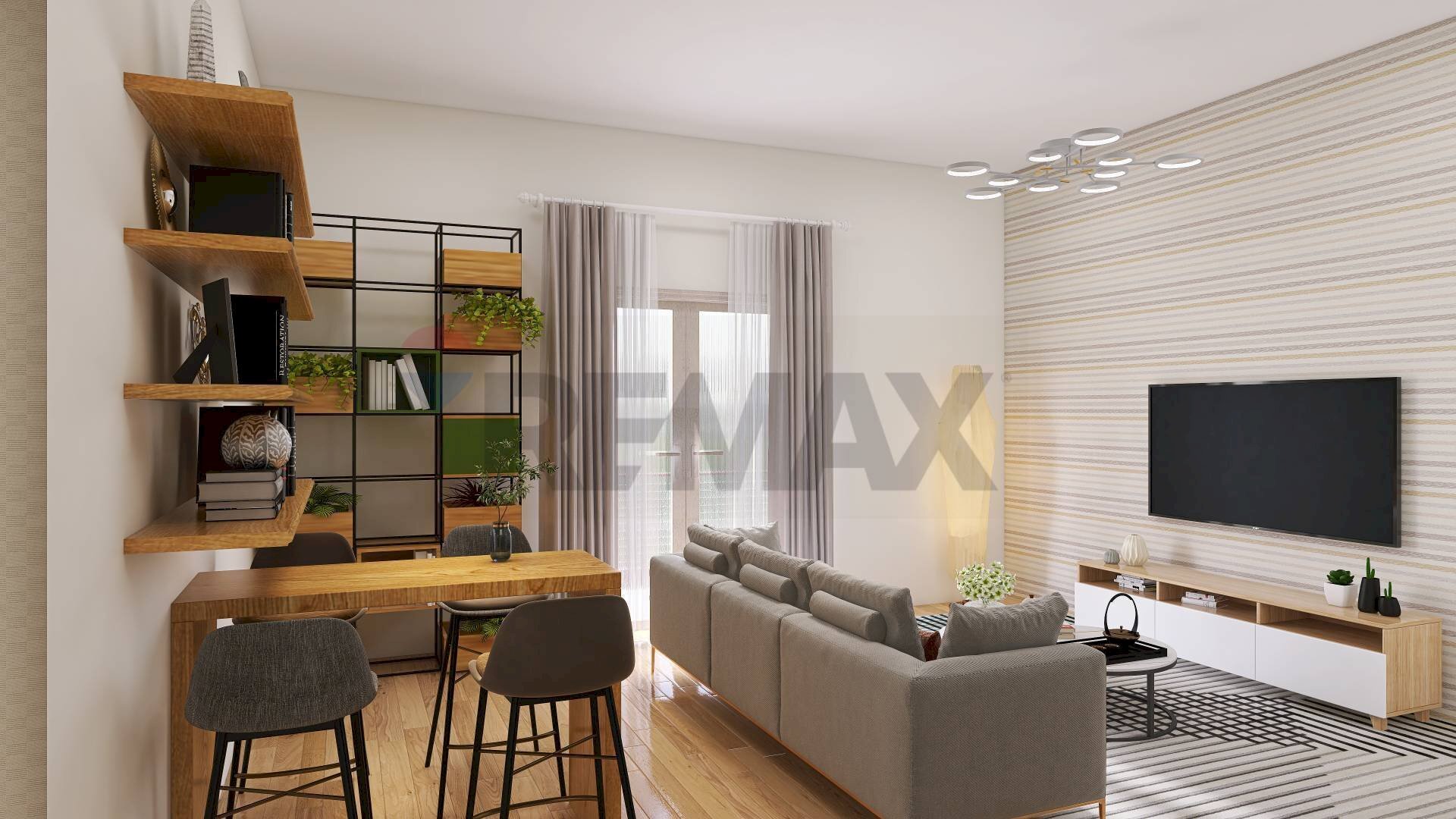 Sala da pranzo - Monolocale via G. Marconi
 
7, Lallio - foto 1