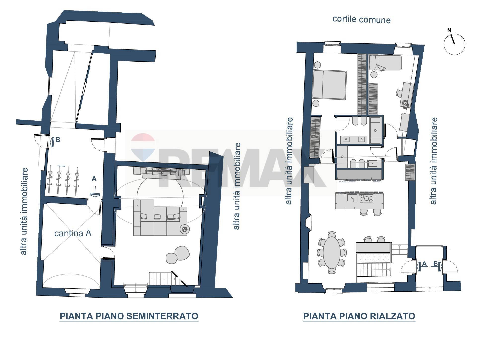 Pianta 2D - Three-room apartment Pavia - photo 2