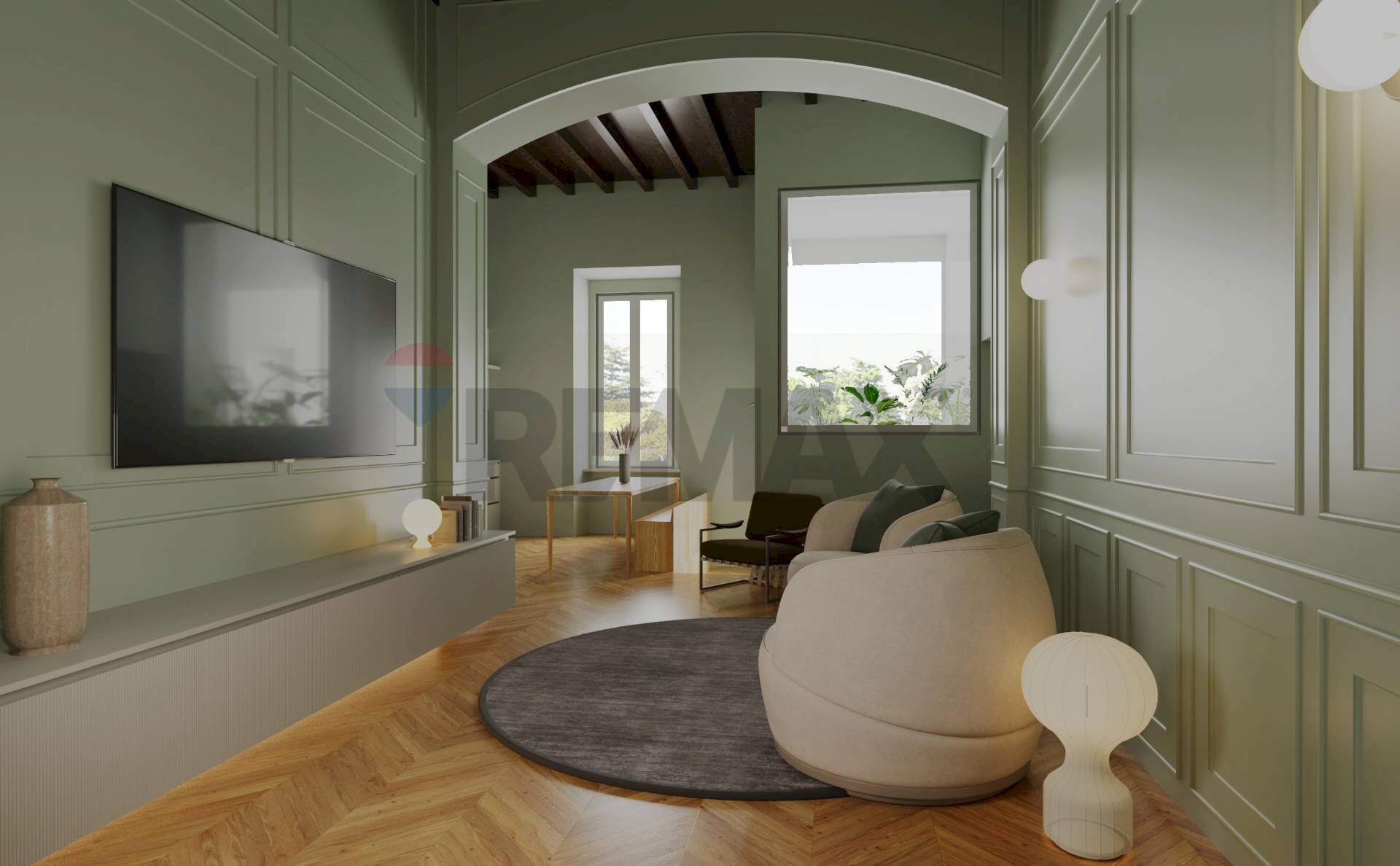 Soggiorno - Trilocale Pavia - foto 3