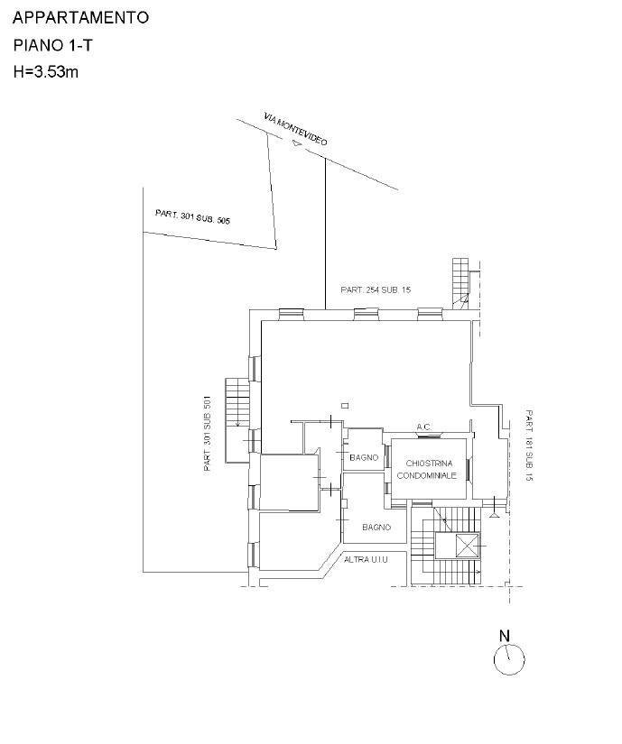 Foto 23 - Appartamento Via Montevideo, Roma - planimetria 1