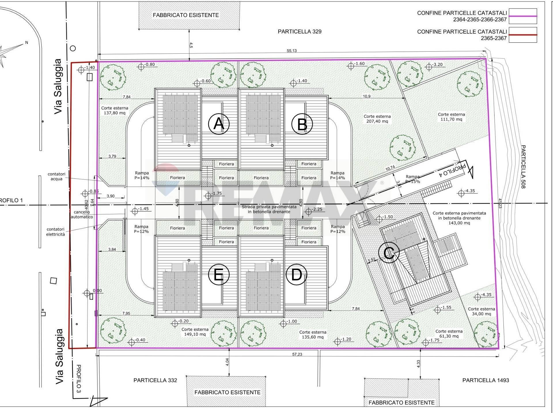 Pianta 2D - Villa VIA SALUGGIA, Roma - planimetria 1