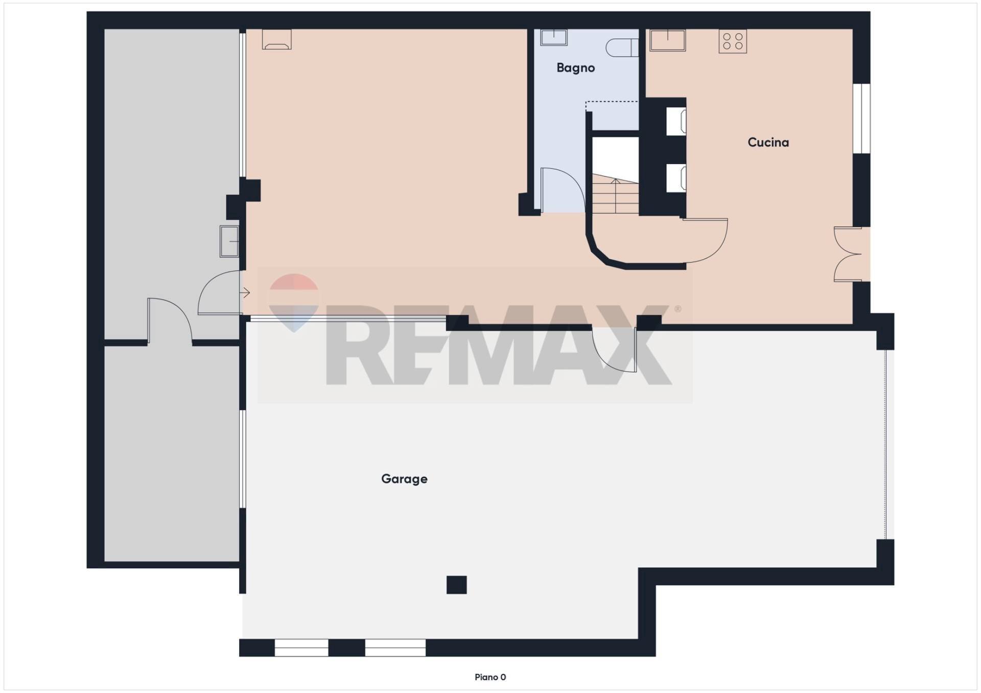 Pianta 2D - Villa Campagnano di Roma - planimetria 1