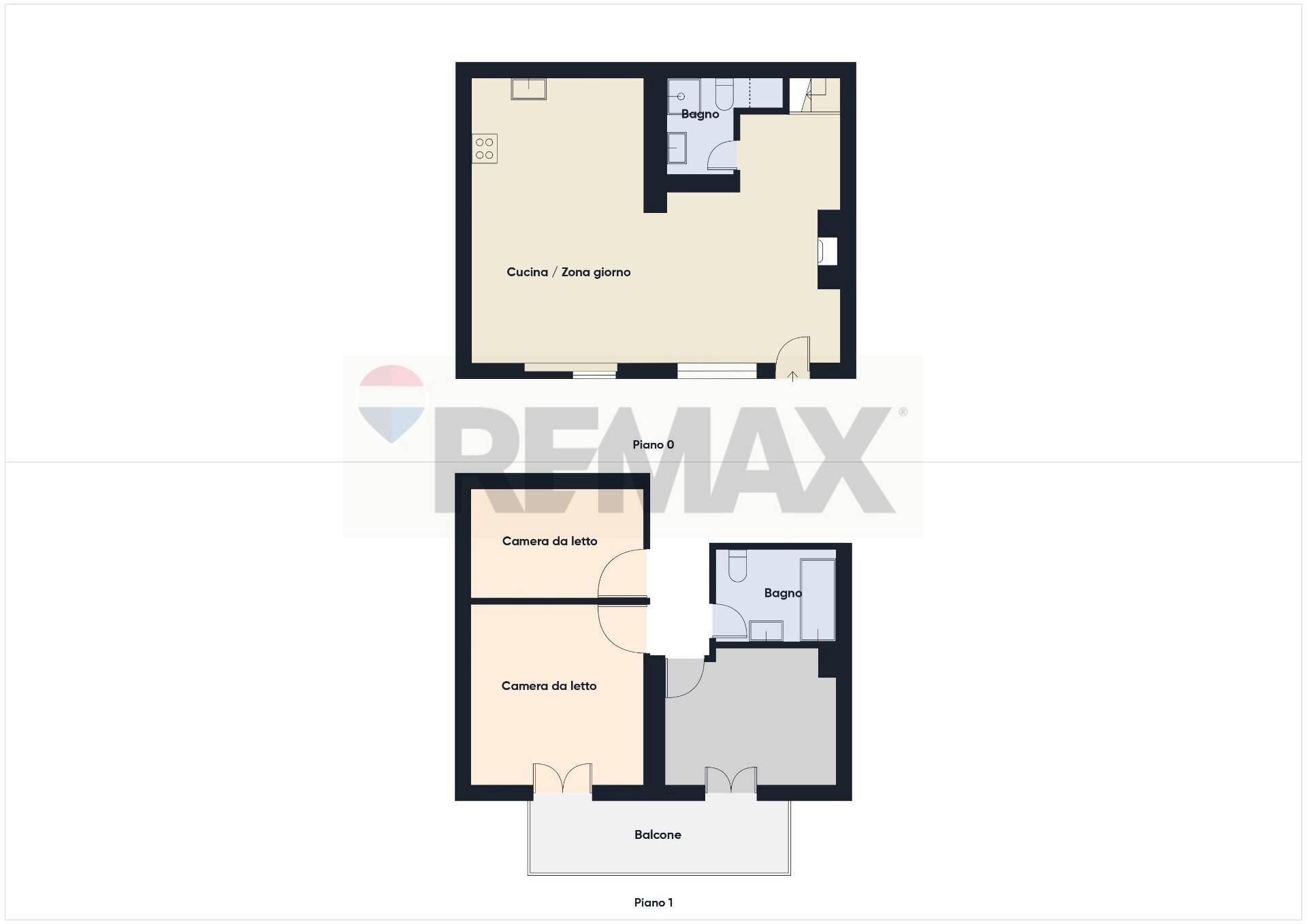 Pianta 2D - Terraced Villa VIA TERRE DI BETTONA
 
6, Formello - floor plans 1