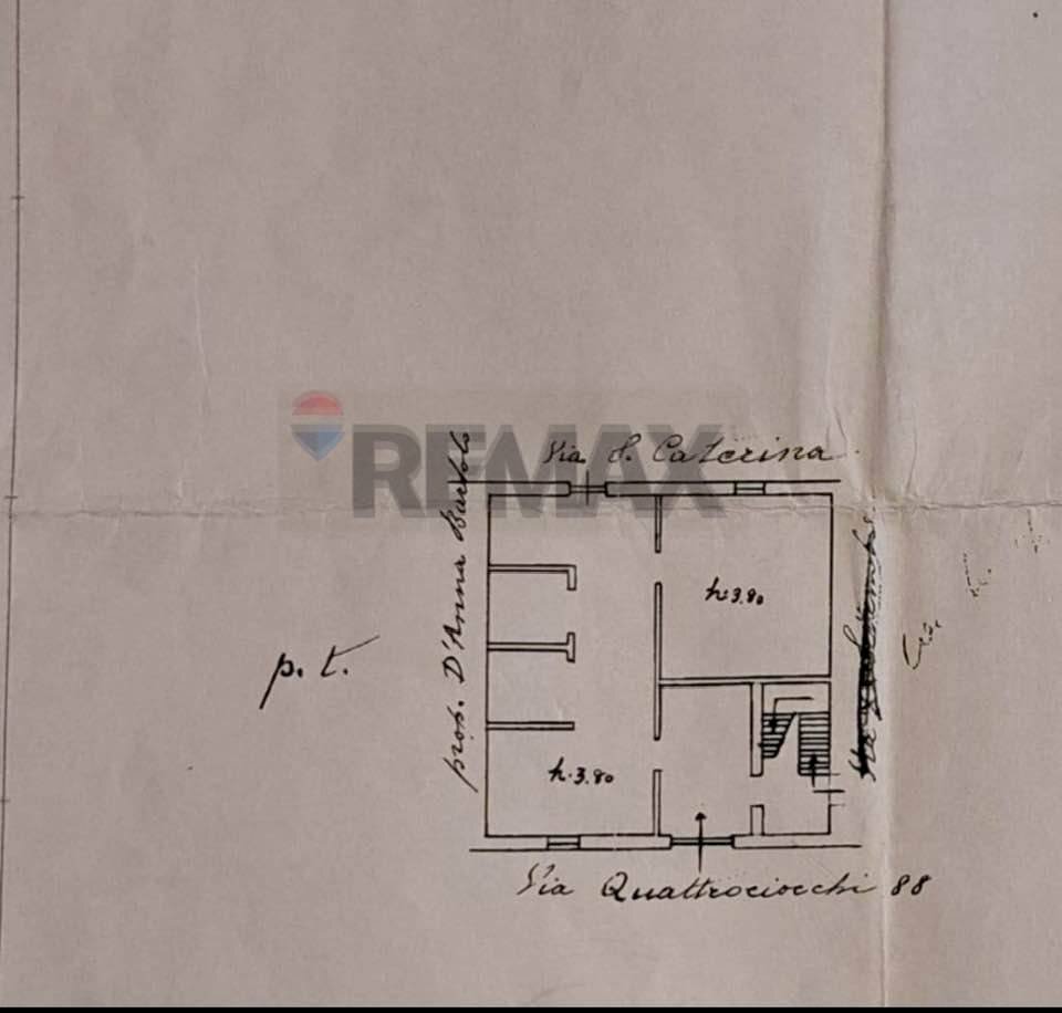 Pianta 2D - Magazzino via domenico quattrociocchi
 
88, Bagheria - planimetria 1