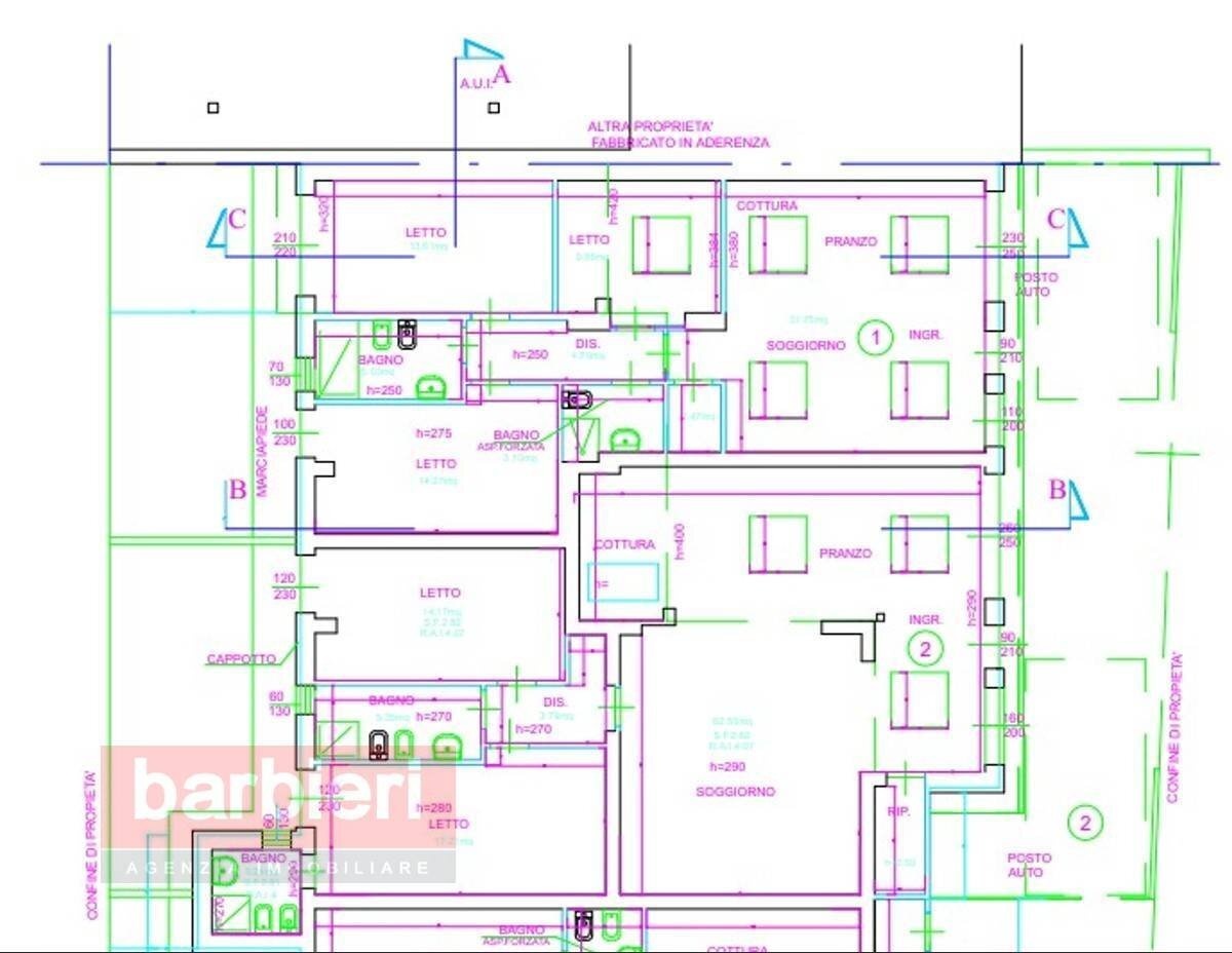 Foto 11 - Trilocale viale Emilia, Cervia - planimetria 1