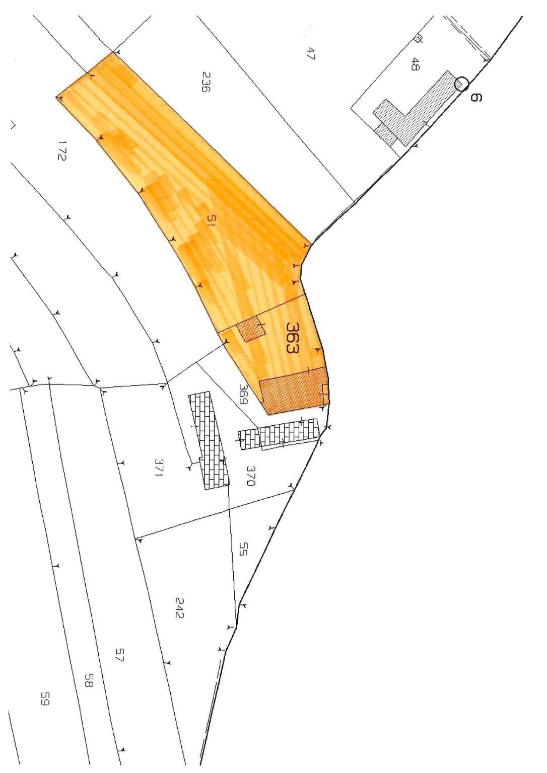 Rustico via Bosino, Montegrosso d'Asti - planimetria 1