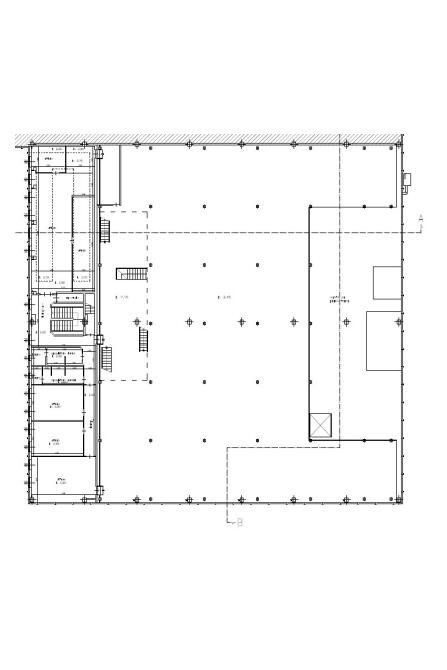 Capannone via Lodovico Zambeletti, Baranzate - planimetria 1