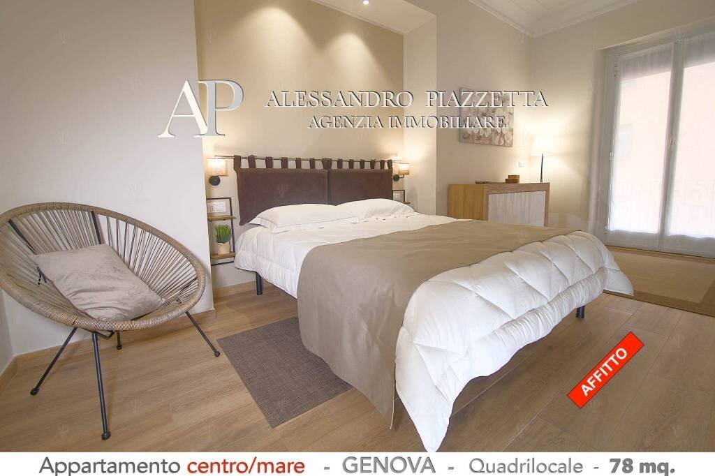Camera da letto - Quadrilocale Genova (zona Borgoratti) - foto 1