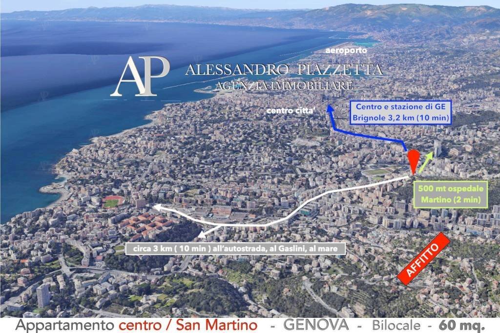 Mappa - Two-room apartment Genova (neighborhood Borgoratti) - photo 3