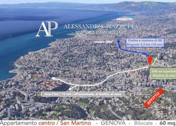 Mappa - Bilocale Genova (zona Borgoratti) - foto 3