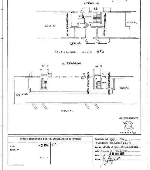 planimetria siti.jpg - Four-room apartment Via dei Frassini  33, Torino (neighborhood Falchera) - floor plans 1