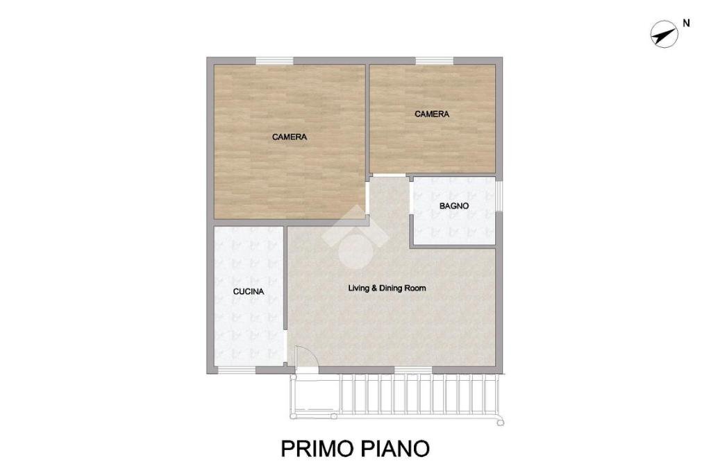 Trilocale Via Antonio Veneri, Reggio nell'Emilia - planimetria 1
