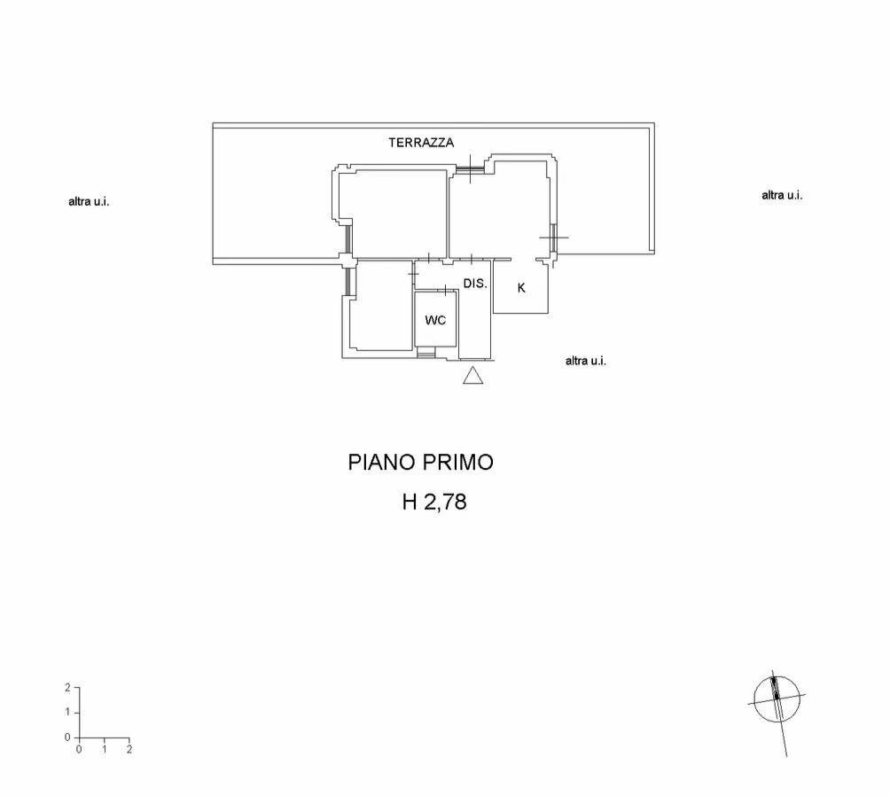 Foto 26 - Trilocale VIA DI MEZZANA, Pisa - planimetria 1