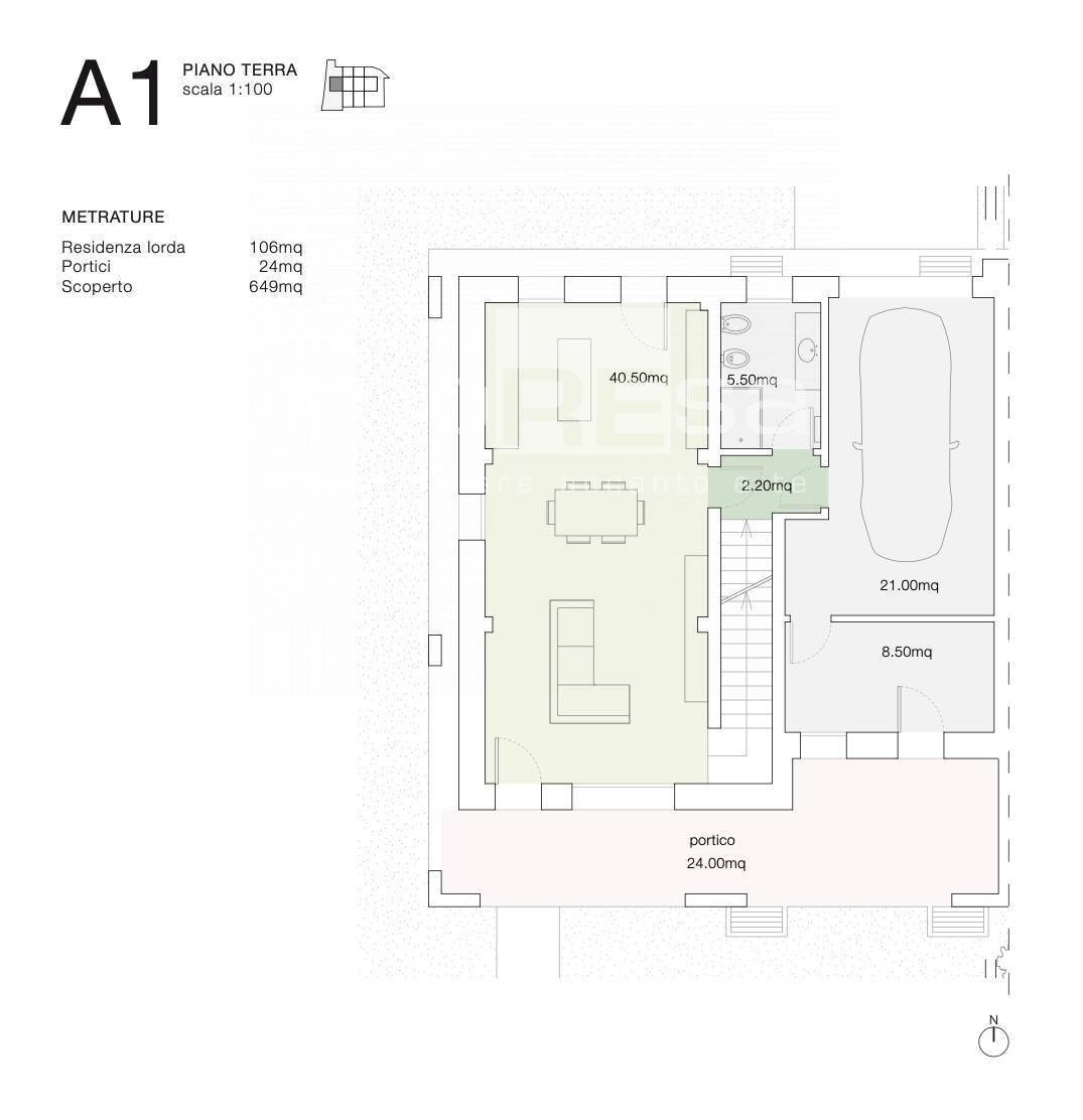 Foto 28 - Villa a Schiera Villorba - planimetria 1