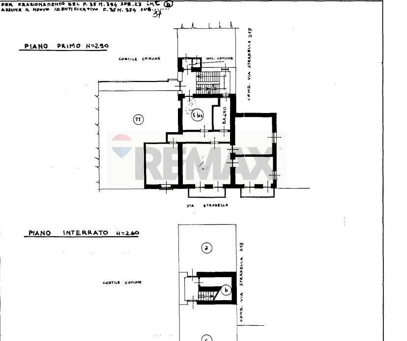 Pianta 2D - Quadrilocale Via Stradella
 
215, Torino - planimetria 1