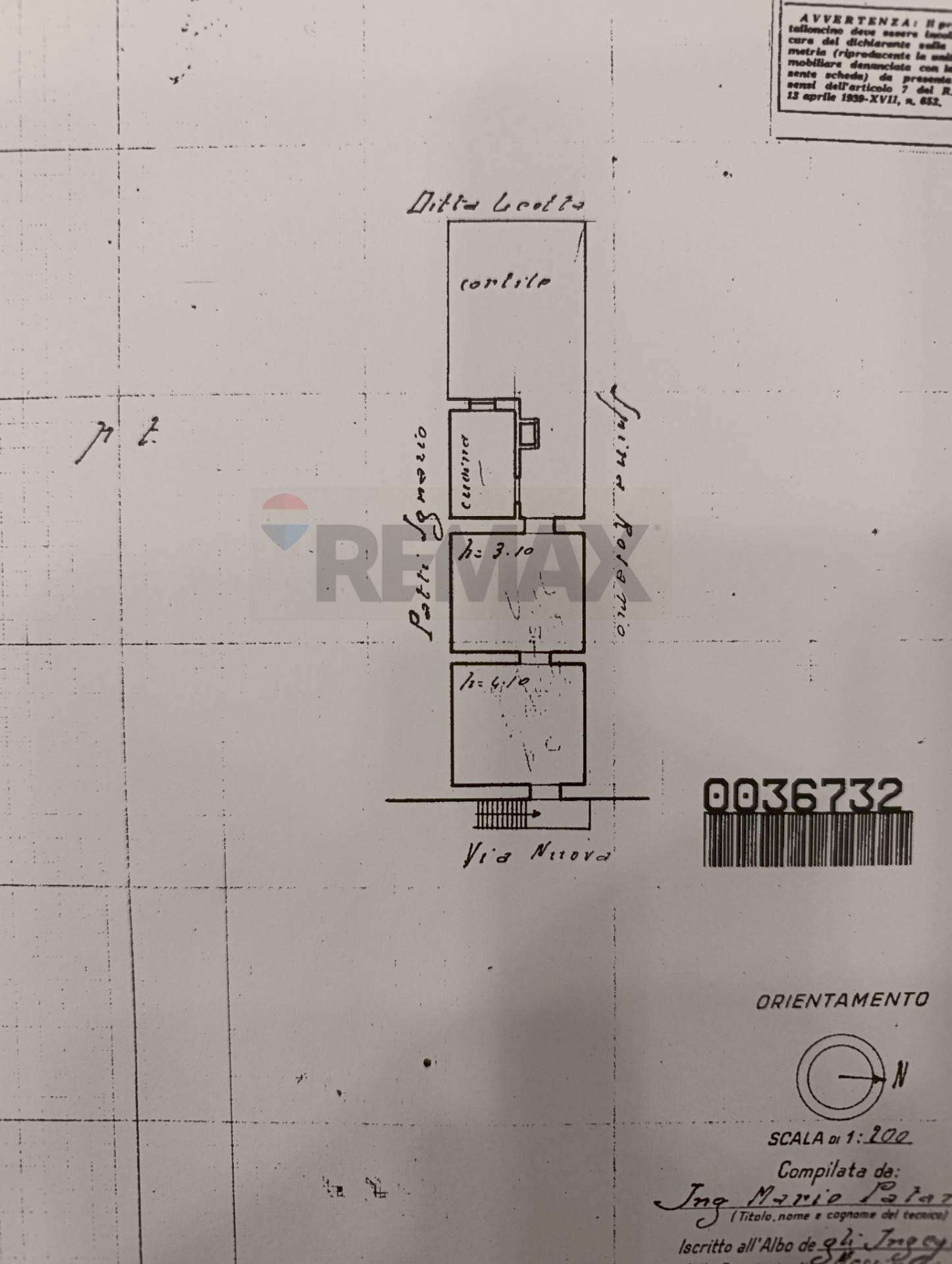 Pianta 2D - Casa indipendente via Barcellona
 
67, Acireale - planimetria 1