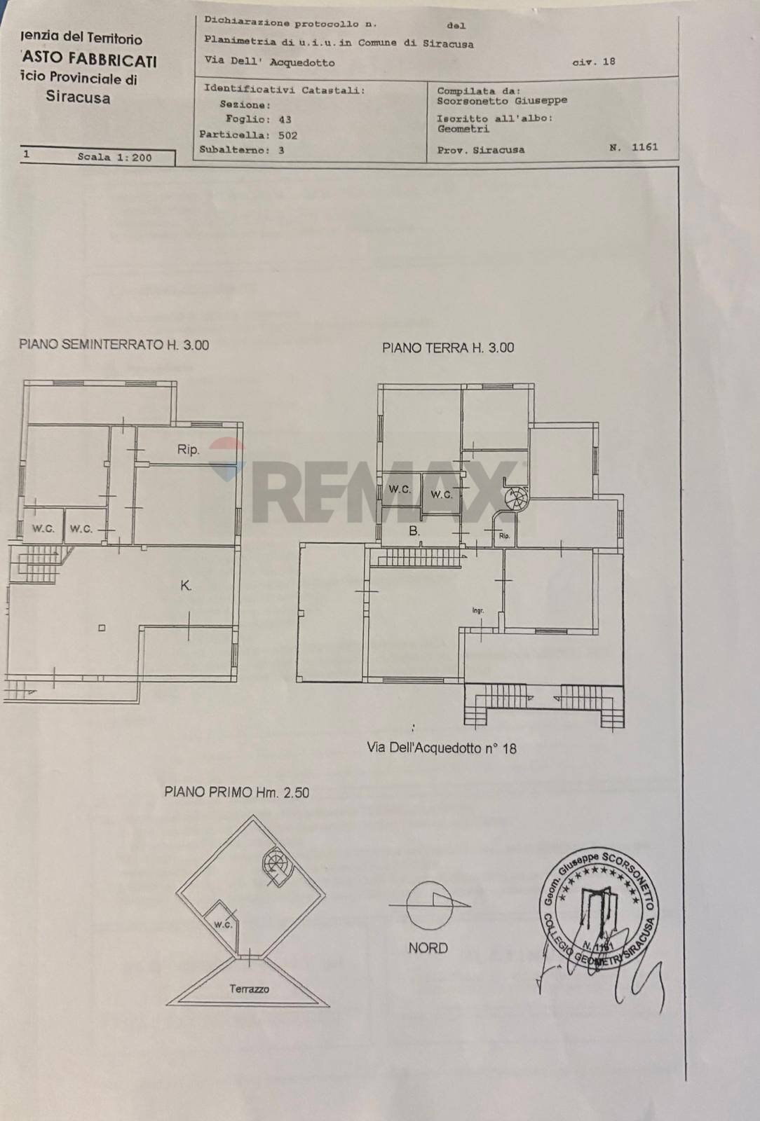 Pianta 2D - Villa VIA DELL'ACQUEDOTTO
 
18, Siracusa - floor plans 1