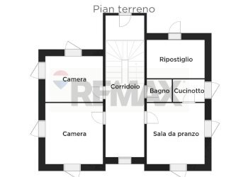 Pianta 2D - Casa indipendente Artogne - foto 2