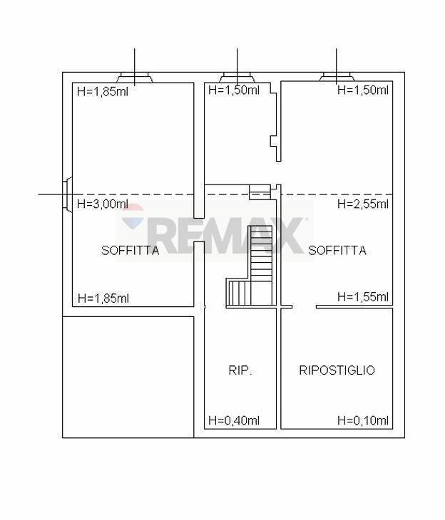 Pianta piano terra abitazione - Independent house Strada della Zecca, Soragna - floor plans 1